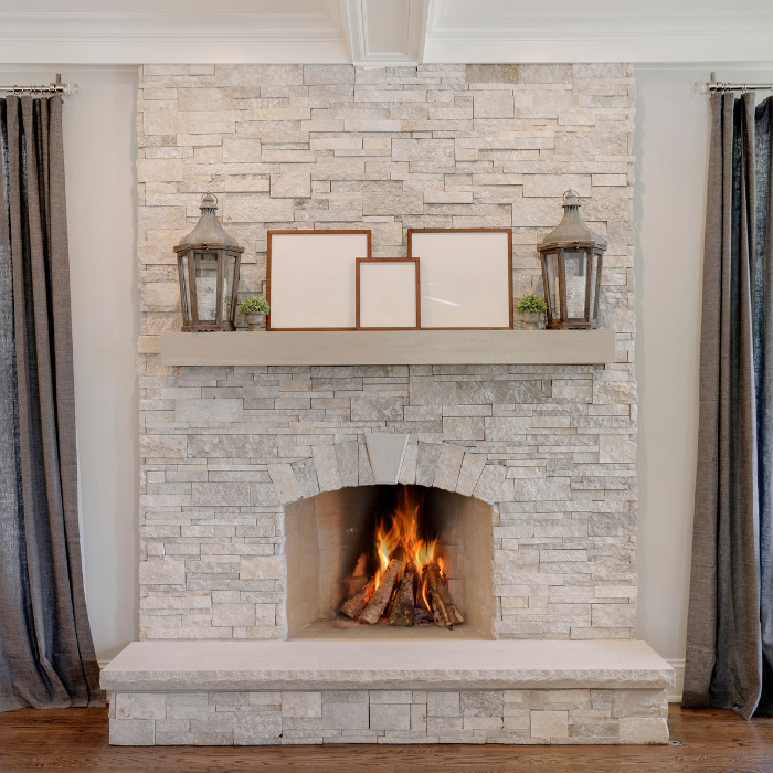 brickset design custom fireplace