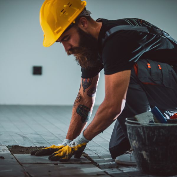 an expert in custom tile flooring installation